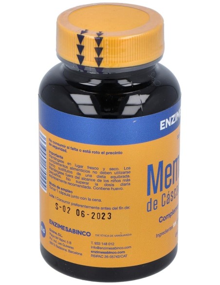 Membrana De Cascara De Huevo 30Cap. de Enzime - Sabinco