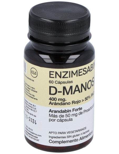 D-Manosa Arandabin Forte 60Cap. de Enzime - Sabinco