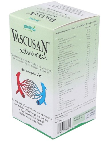 Vascusan Advanced 180 Tabletas de Naturemost