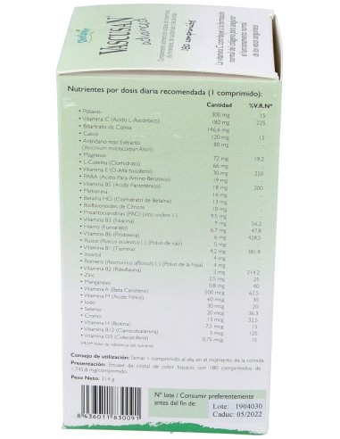 Vascusan Advanced 180Cap. de Dietinor (Vascusan)
