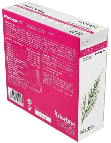 Plantaggio Rp 20Amp. de Derbos