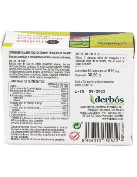 Sinobex 60Cap. de Derbos