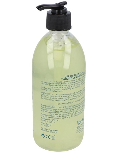 Gel Aloe Vera Con Argan 500Ml. de Derbos
