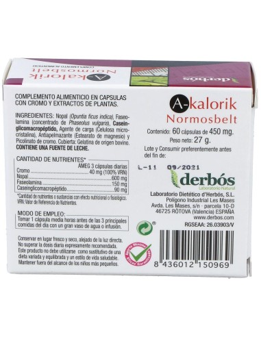 A-Kalorik 60Cap. de Derbos