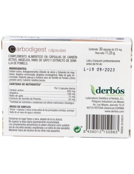 Carbodigest 30Cap. de Derbos