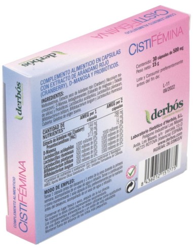 Cistifemina 30Cap. de Derbos