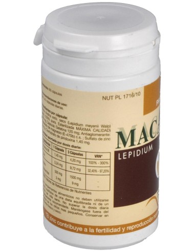 Maca Andina 100% Pura 60 Cap. de Fharmocat