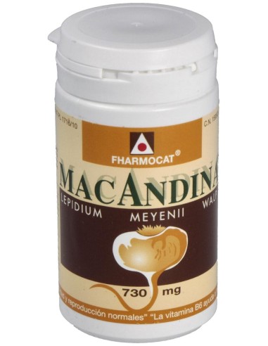 Maca Andina 100% Pura 60  capsulas de Fharmocat