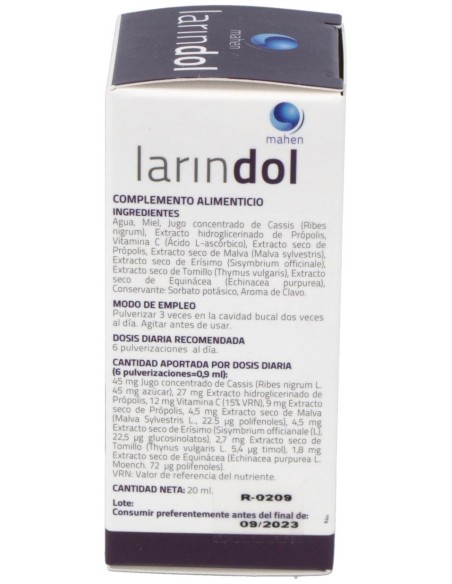 Larindol Spray 20Ml. de Mahen