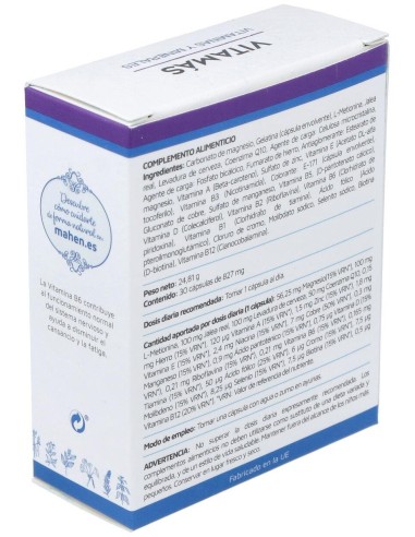 Vitamas 30Cap. de Mahen