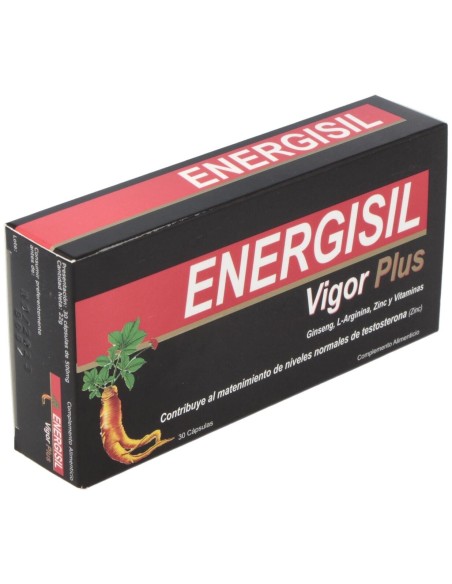 Energisil Vigor Plus (Ginseng+Arginina) 30Cap. de Energisil
