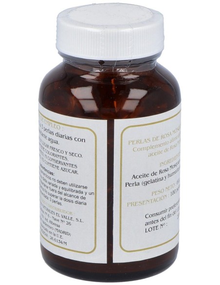 Rosa Mosqueta 500Mg. 100Perlas de El Valle