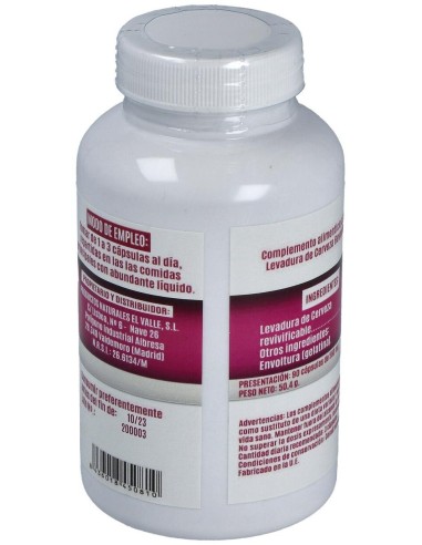 Levadura De Cerveza Revificable 90Cap. de El Valle