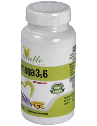 Omega 3 Y Omega 6 (A.De Borraja Y Salmon)120Perlas de El Valle