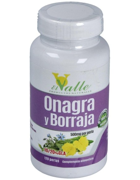 Aceite De Onagra-Borraja-Vit.E 120Perlas de El Valle
