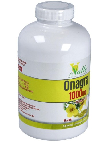 Aceite De Onagra 1000Mg. 130Perlas de El Valle