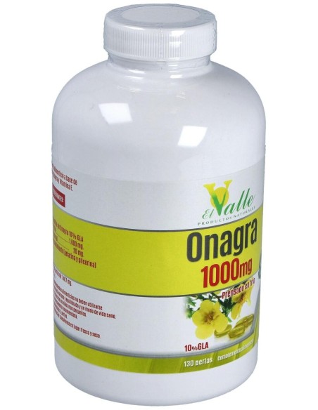 Aceite De Onagra 1000Mg. 130Perlas de El Valle