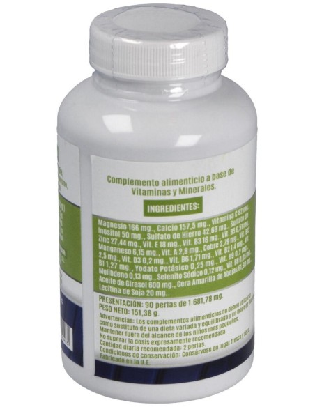 Multivitaminico Mineral 90Perlas de El Valle