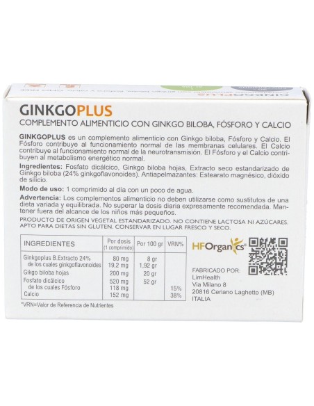 Ginkgoplus 30Comp. de Herbofarm