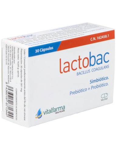 Lactobac 30Cap. de Vitalfarma