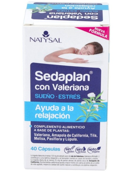 Sedaplan (Valeriana-Tranquilizante) 40Cap. de Natysal
