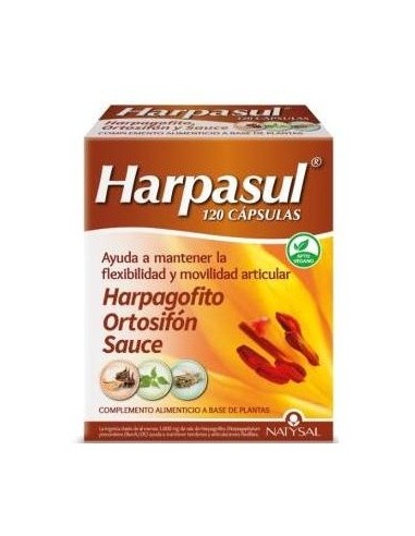 Harpasul   (Harpagofito + Ortosifón + Sauce) 120 Cáps. de Natysal