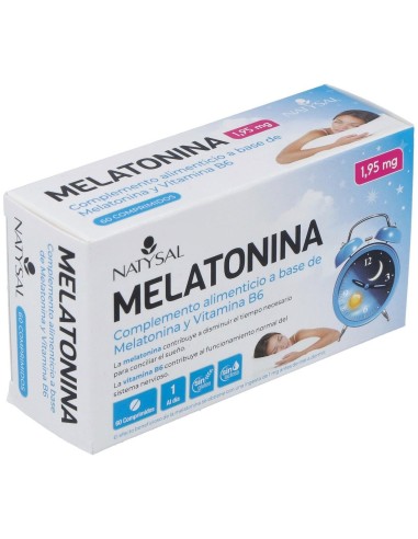 Melatonina  1,95 Mg + B6 60 Comp. de Natysal