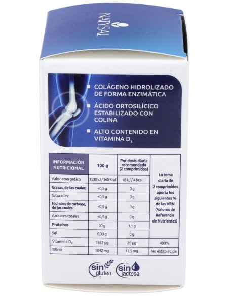Colageno Hidrolizado Con Silicio Y Vit. D3 60Comp. de Natysal