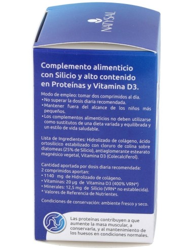 Colageno Hidrolizado Con Silicio Y Vit. D3   60 Comp. de Natysal