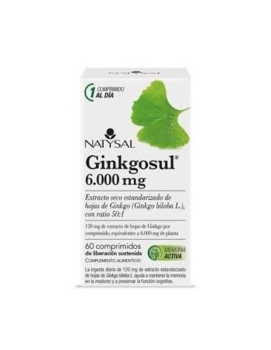 Ginkgosul 6.000 Mg. 60 Comp. de Natysal