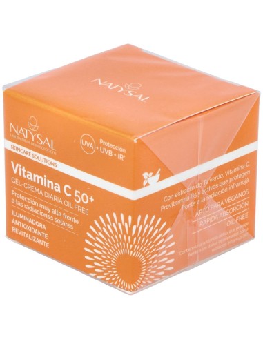 Crema Vitamina C  Fps50 + Tarro 50 ml. de Natysal