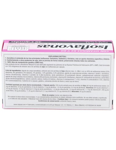 Isoflavonas 30Cap. de Natysal