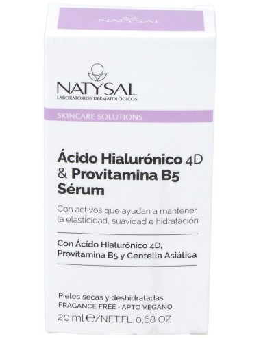 Sérum Ácido Hialurónico 4D & Provit.B5 20 ml. de Natysal