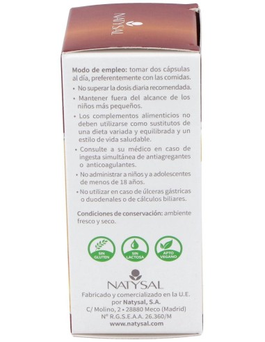 Harpasul Forte Cap.(Harpagofito+Ortosifón+Sauce+Ump)  40 Cáps. de Natysal