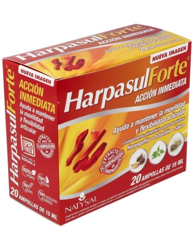 Harpasul Forte Monodosis (Harpagofito, Ortosifón Y Sauce) 20 Viales de Natysal
