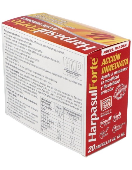 Harpasul Forte Monodosis (Harpagofito, Ortosifón Y Sauce) 20 Viales de Natysal