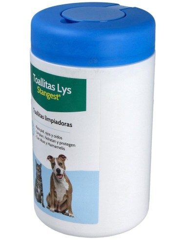 Toallitas Lys Piel Ojos Oidos Perros Y Gatos 120Ud de Stangest Vet