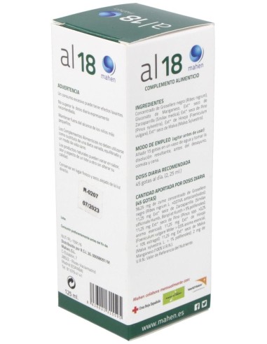 Al-18 Gotas 125Ml. de Mahen