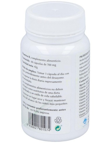 Vitamina B+ Complex 60 Per. de Espadiet