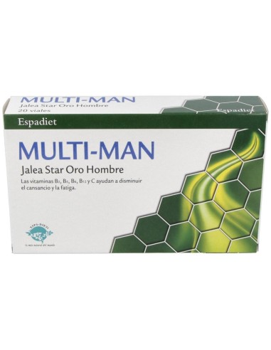 Jalea Star Oro Multi Man 20Viales de Espadiet