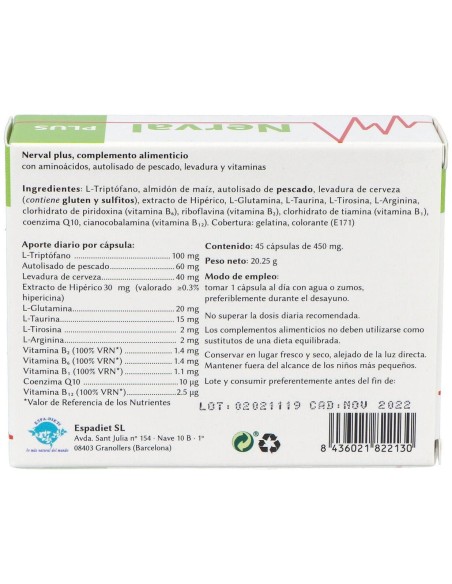 Nerval Plus 45 Cáp. de Espadiet