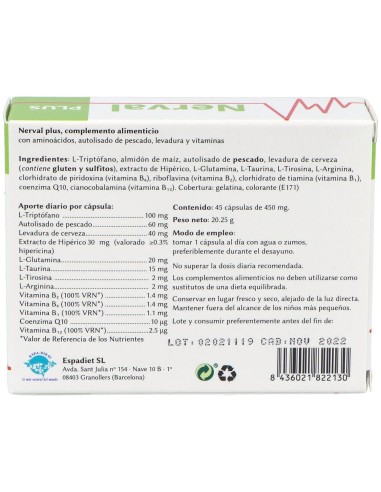 Nerval Plus 45Cap. de Espadiet