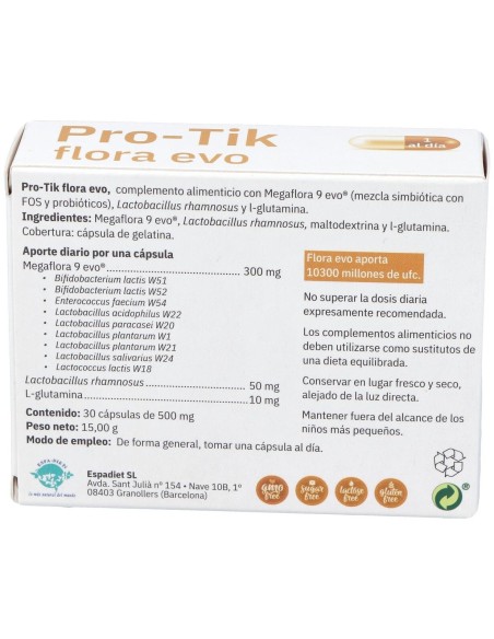 Pro-Tik Flora Evo 30Cap. de Espadiet
