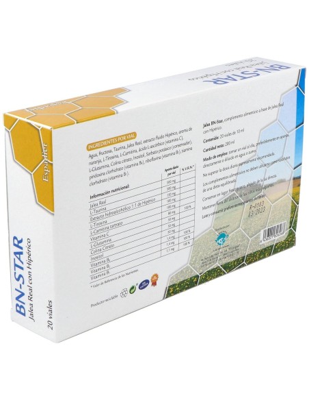 Jalea Real+Hiperico Bn-Star 20Amp. de Espadiet