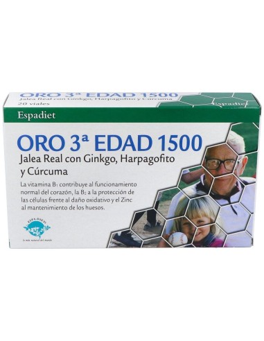 Jalea 3ª Edad 1500 Forte 20 Vial. de Espadiet