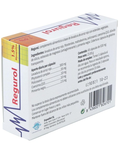Regurol 45Cap. de Espadiet