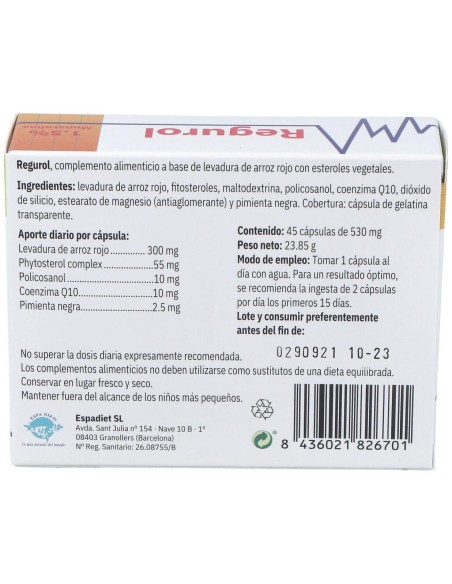 Regurol 45Cap. de Espadiet
