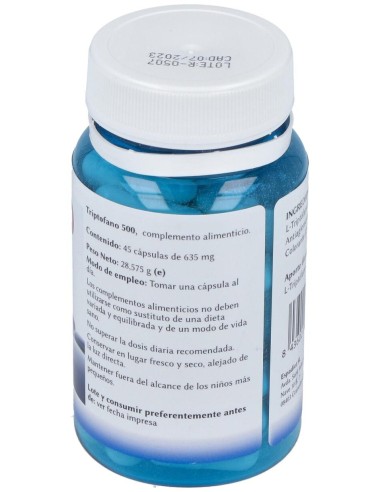 Triptofano 500 Mg 45 Cáp. de Espadiet