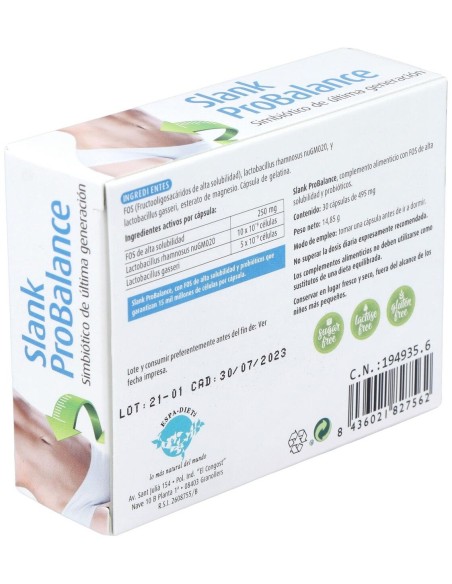 Slank Pro Balance 30Cap. de Espadiet