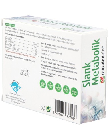 Slank Metabolik 30 Cáp. de Reddir